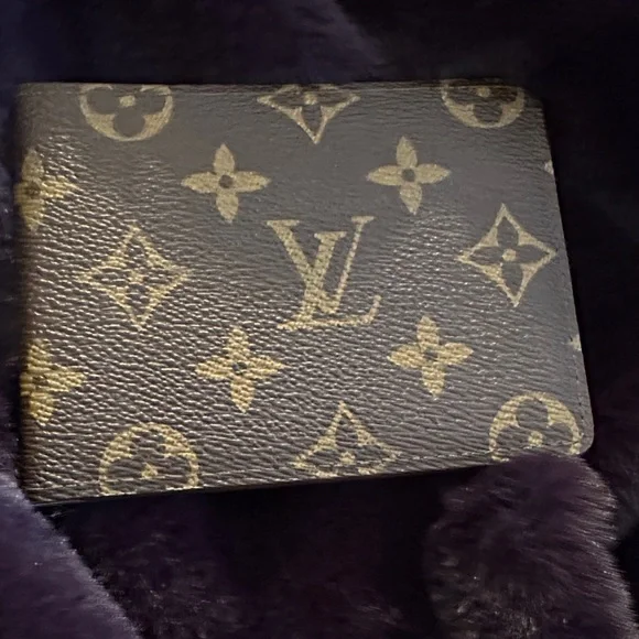 Louis Vuitton LV Bifold Wallet Used Monogram Brown - Picture 2 of 7